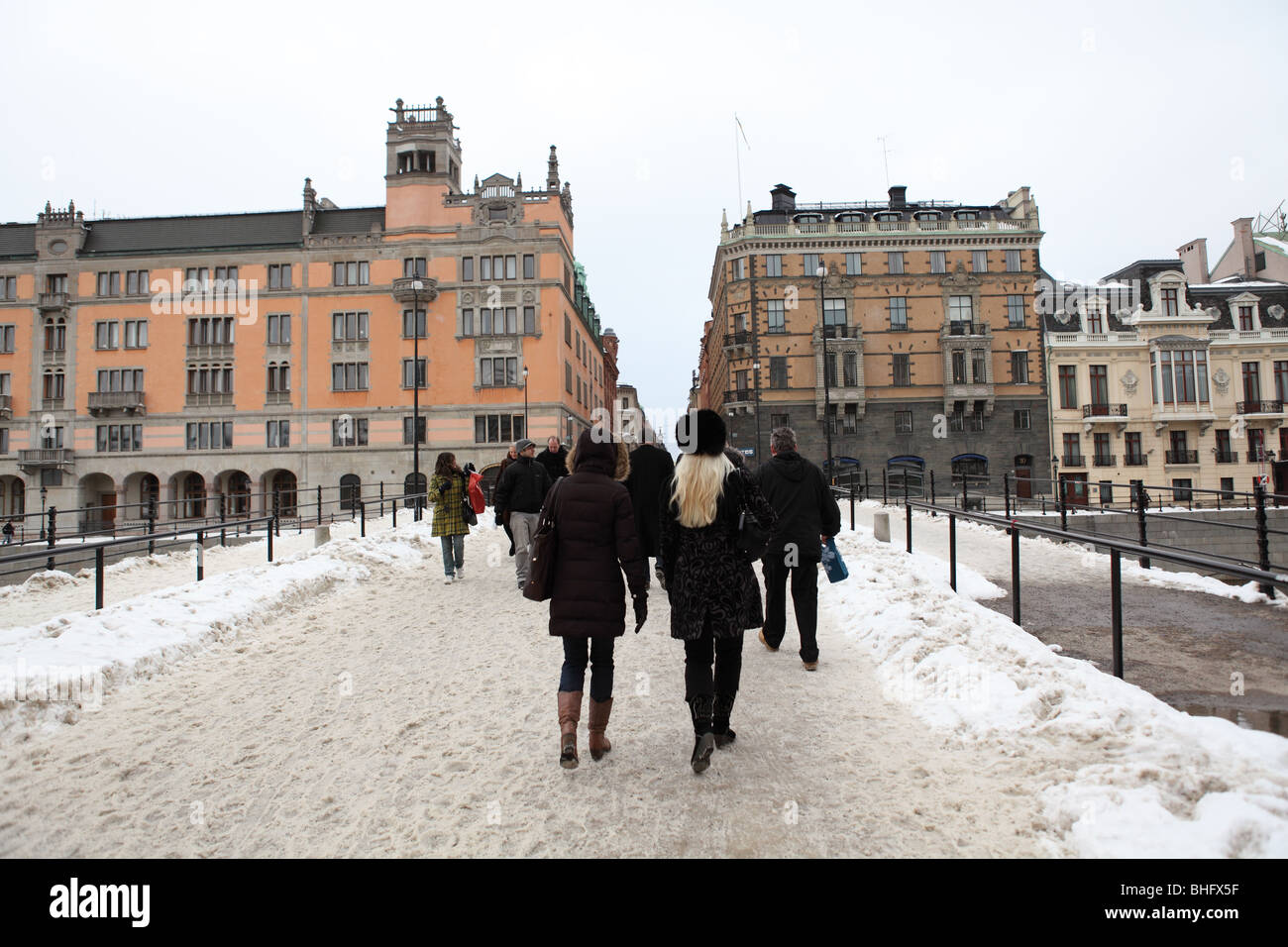 Stockholm Sweden Scandinavia Scandinavian north winter city Europe