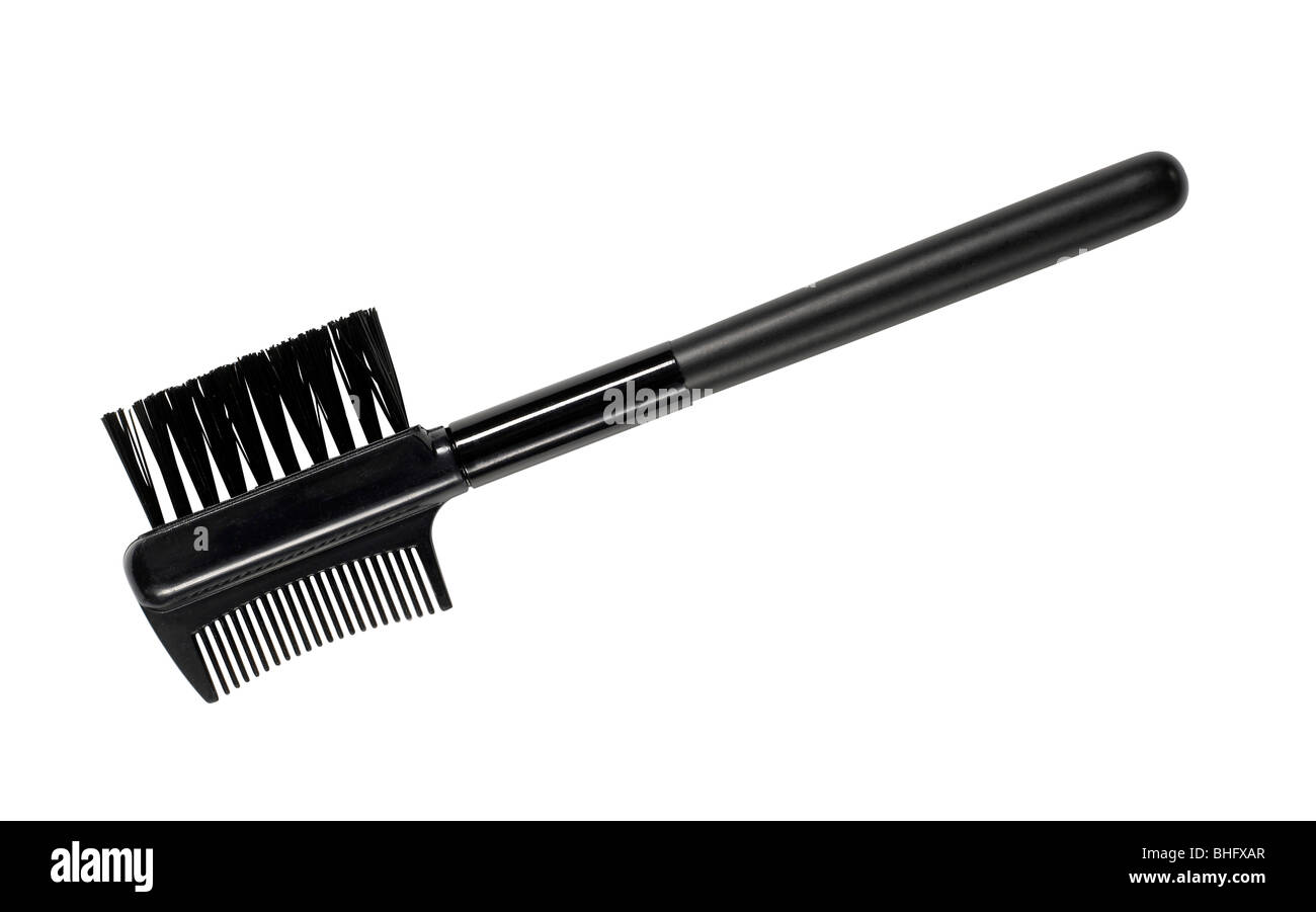 Eyelash and brow brush Stock Photo