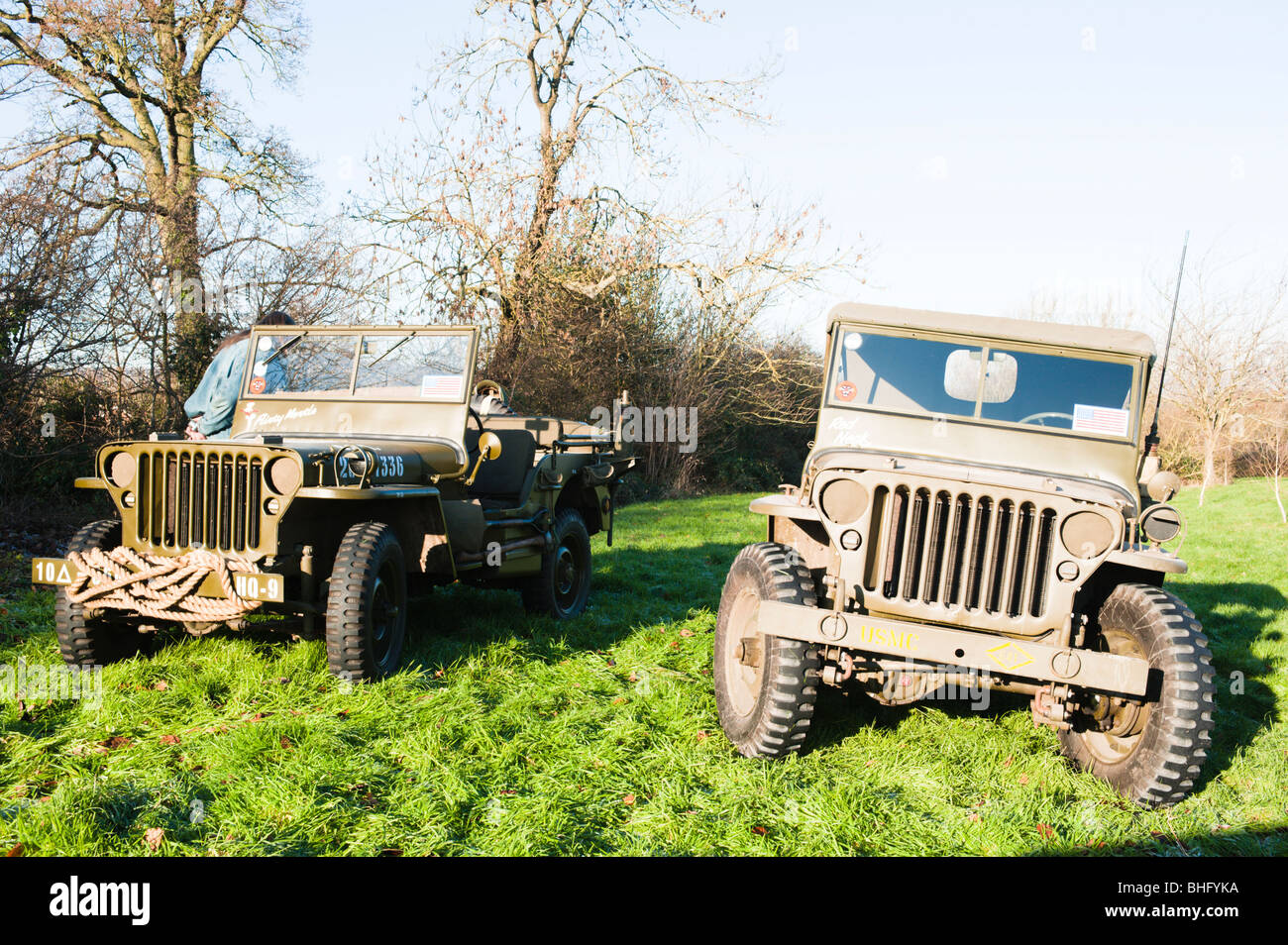 Vintage Sports Car Club meeting at Much Marcle in Herefordshire Stock