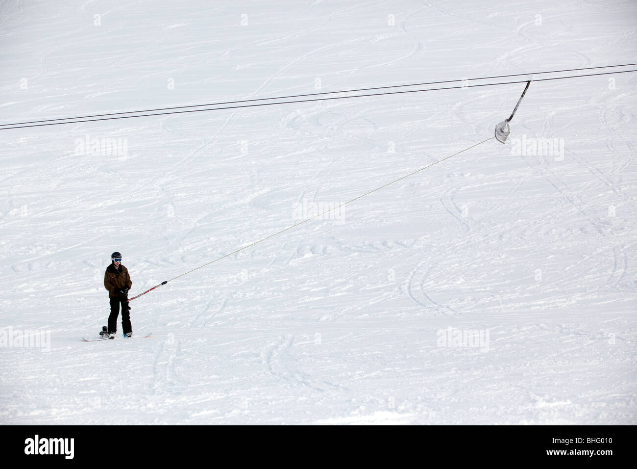 Ski button lift hires stock photography and images Alamy