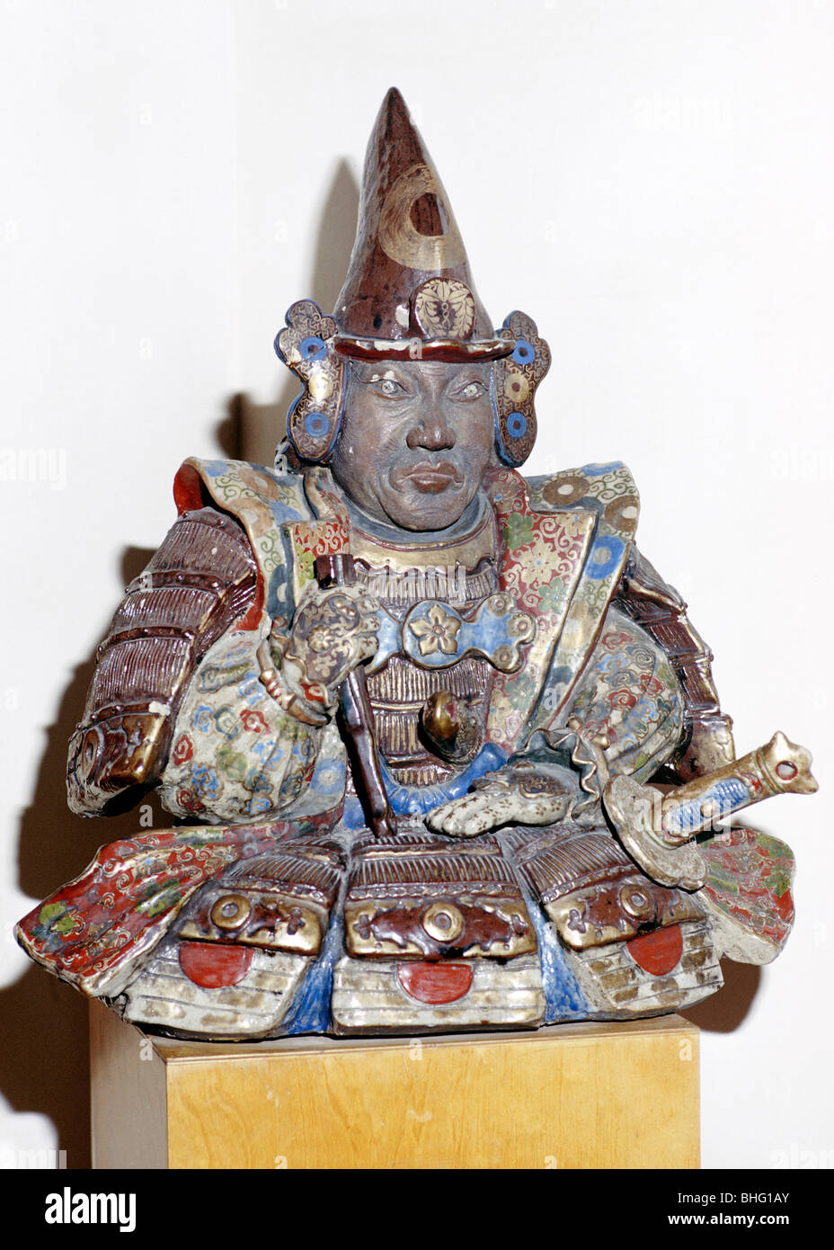Figure of a Samurai warrior, Japanese. Artist Unknown Stock Photo Alamy