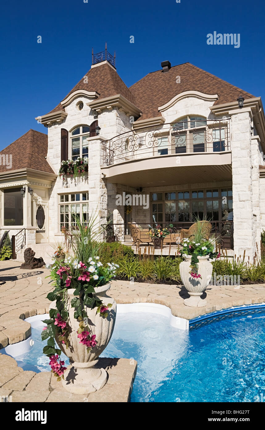 large house with pool