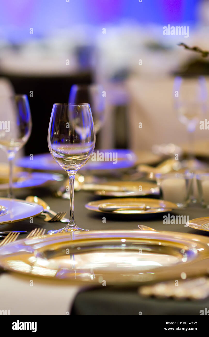 Banquet hall at Emirates Palace Hotel, Abu Dhabi Stock Photo