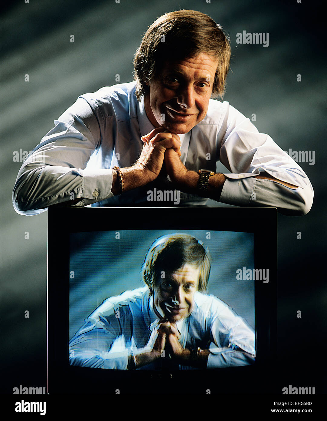 Barry Norman, T. V. Presenter of Film Night Stock Photo