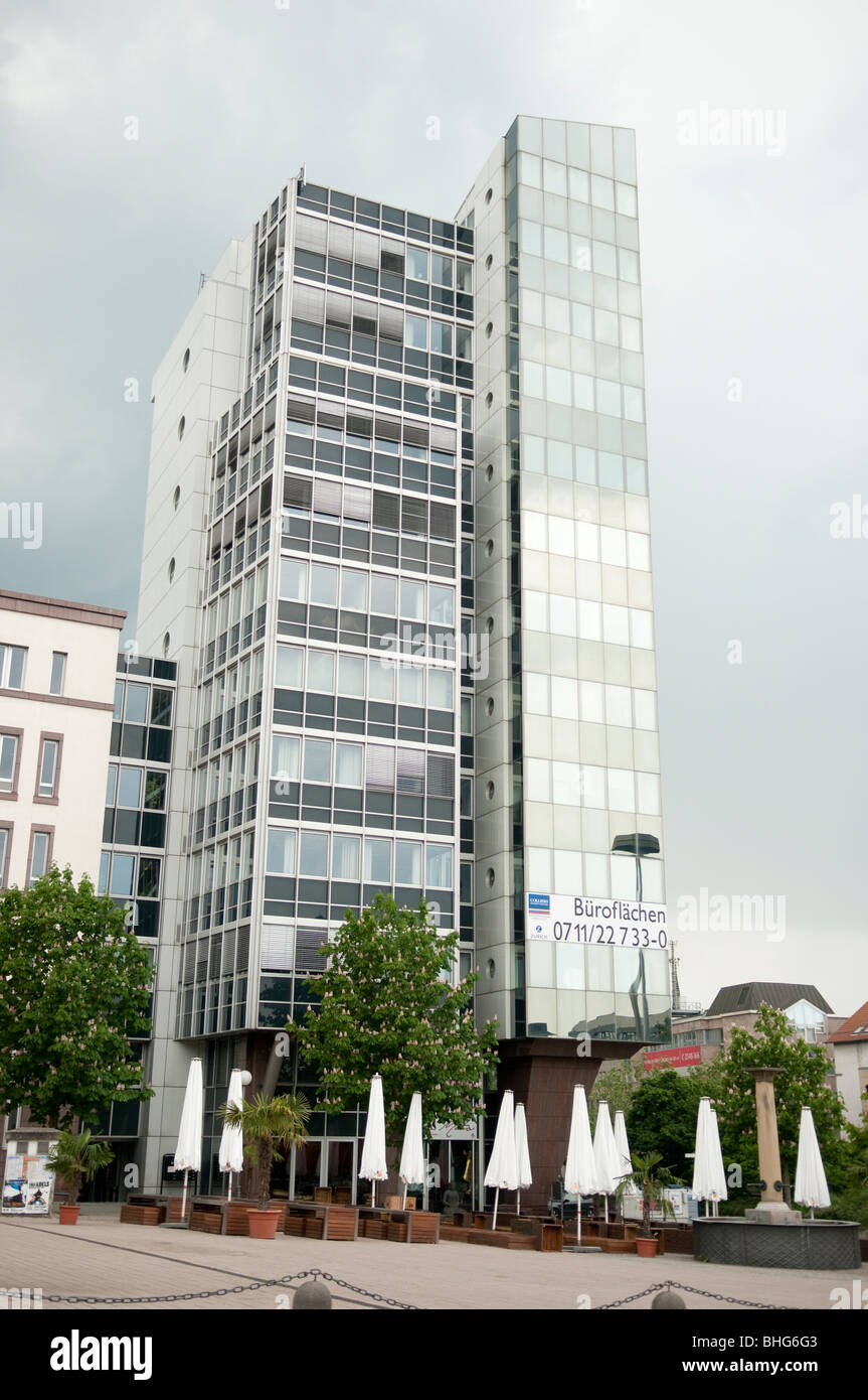 Modern office block in Stuttgart Germany Stock Photo