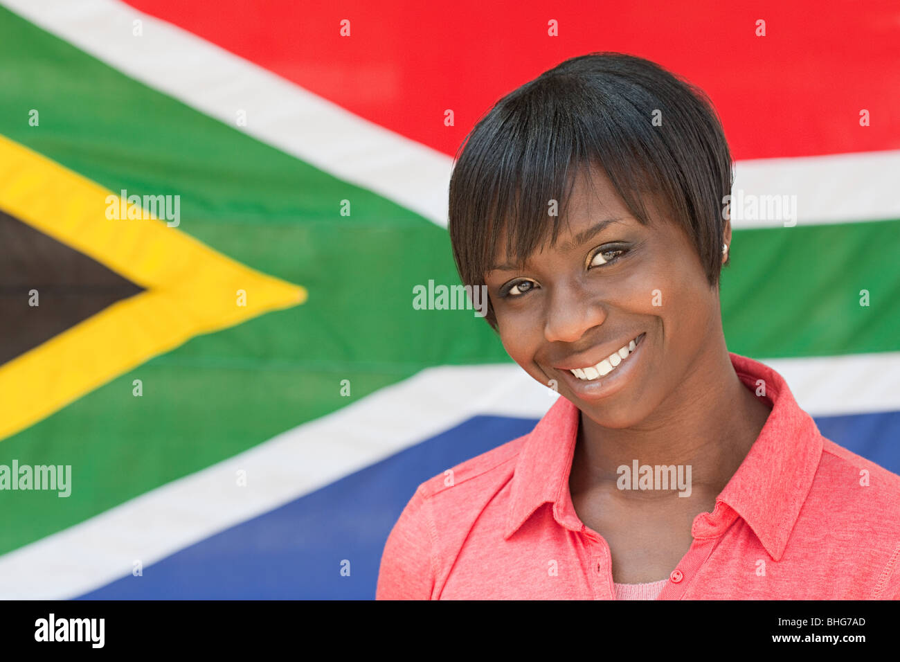 South africa flag face hi-res stock photography and images - Alamy