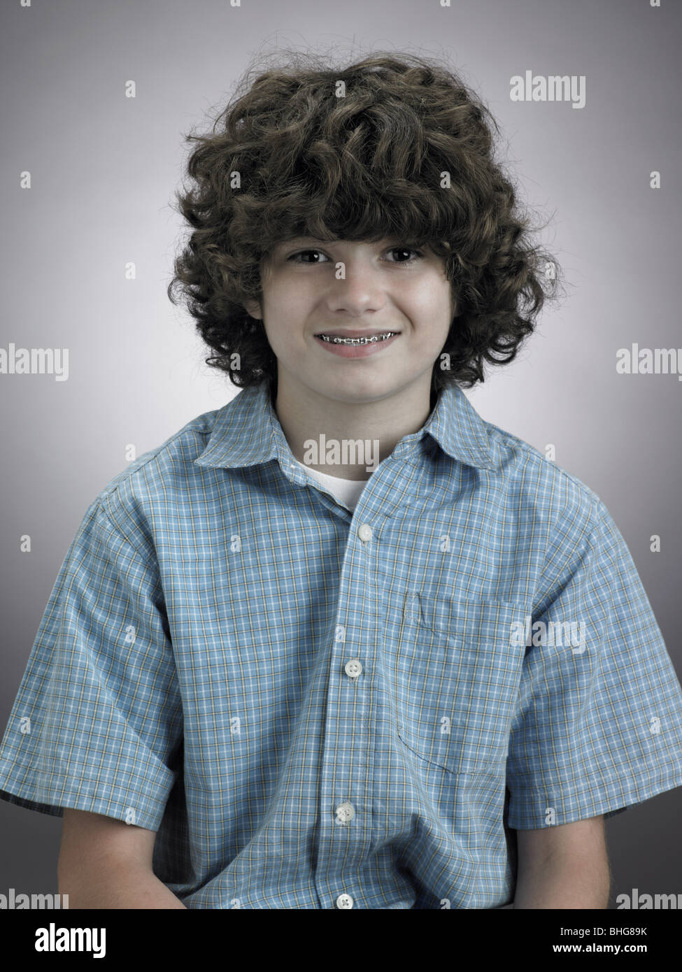 Portrait of a teenage boy Stock Photo - Alamy