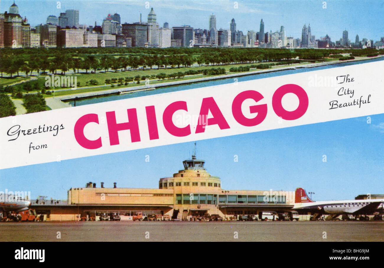 Greetings from chicago hires stock photography and images Alamy