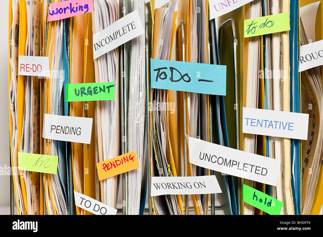Files with labels Stock Photo