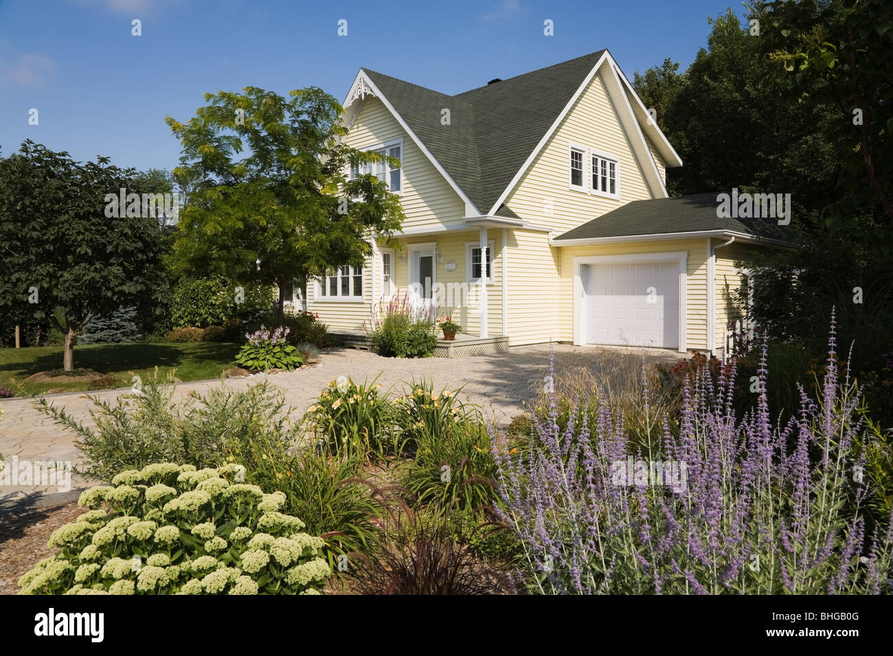 Detached house Stock Photo