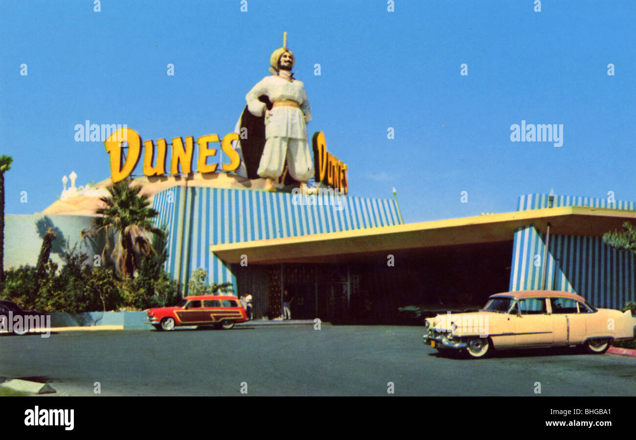Dunes Hotel, Las Vegas, Nevada, USA, 1956. Artist Unknown Stock Photo
