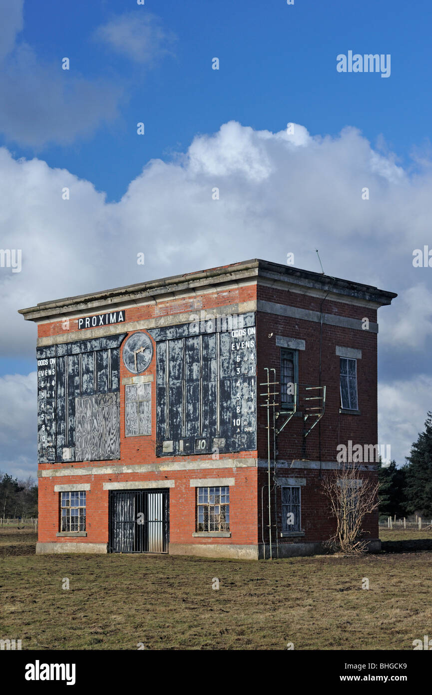Derelict Tote Information Tower. Former Lanark Racecourse, Hyndford