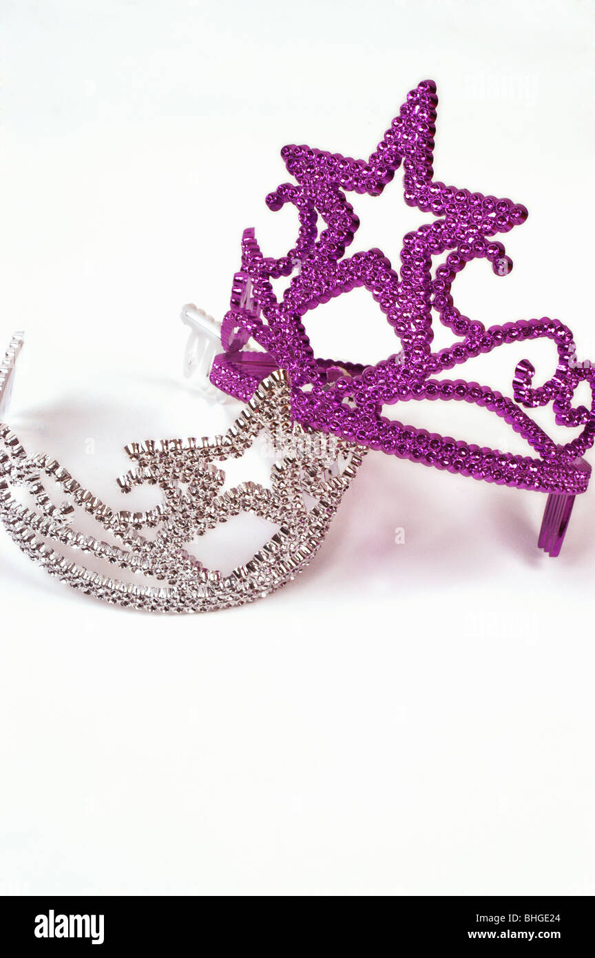Glittering tiaras for children Stock Photo - Alamy