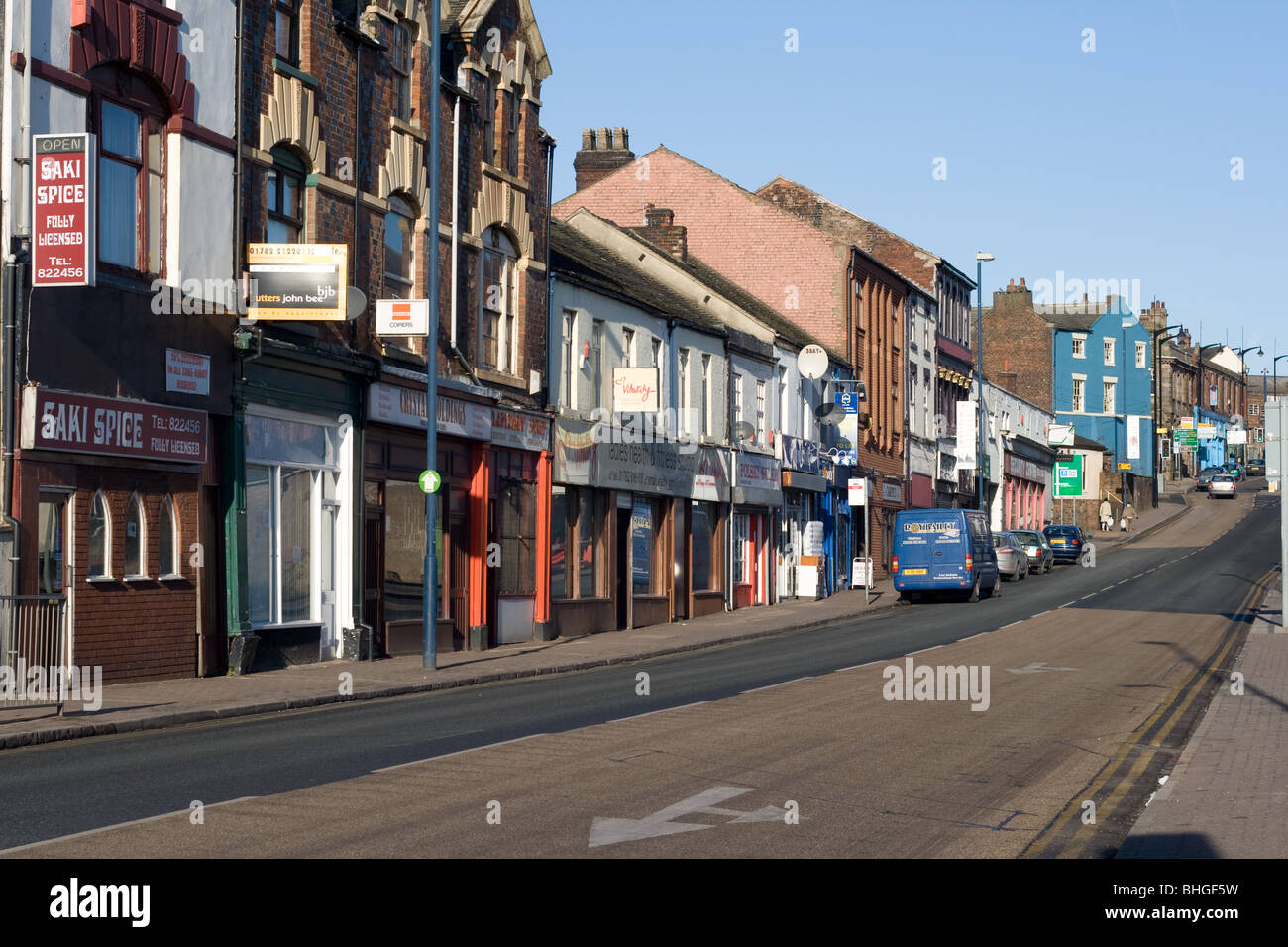 Waterloo Road, Burslem, Stoke-on-Trent Stock Photo