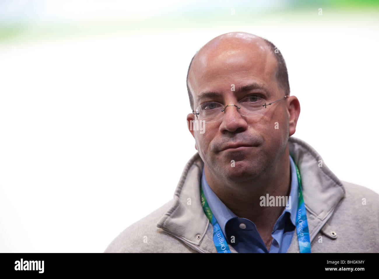 Jeff Zucker, President and CEO of NBC Universal at the pairs short competition at the 2010 Olympic Winter Games Stock Photo