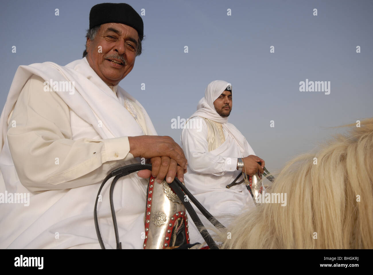 Horsemen, Tripoli, Libya Stock Photo