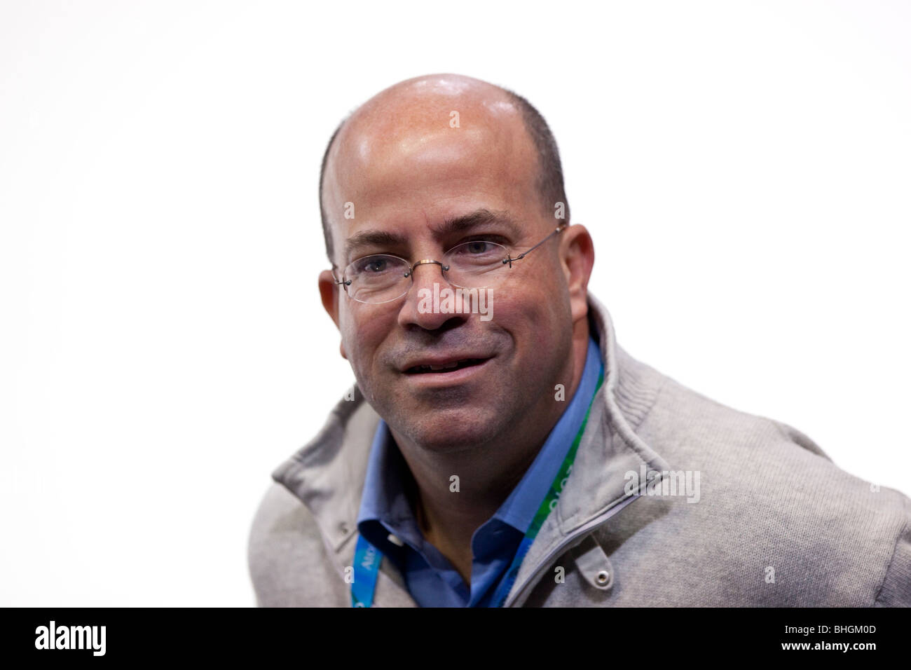 Jeff Zucker, President and CEO of NBC Universal at the pairs short competition at the 2010 Olympic Winter Games Stock Photo