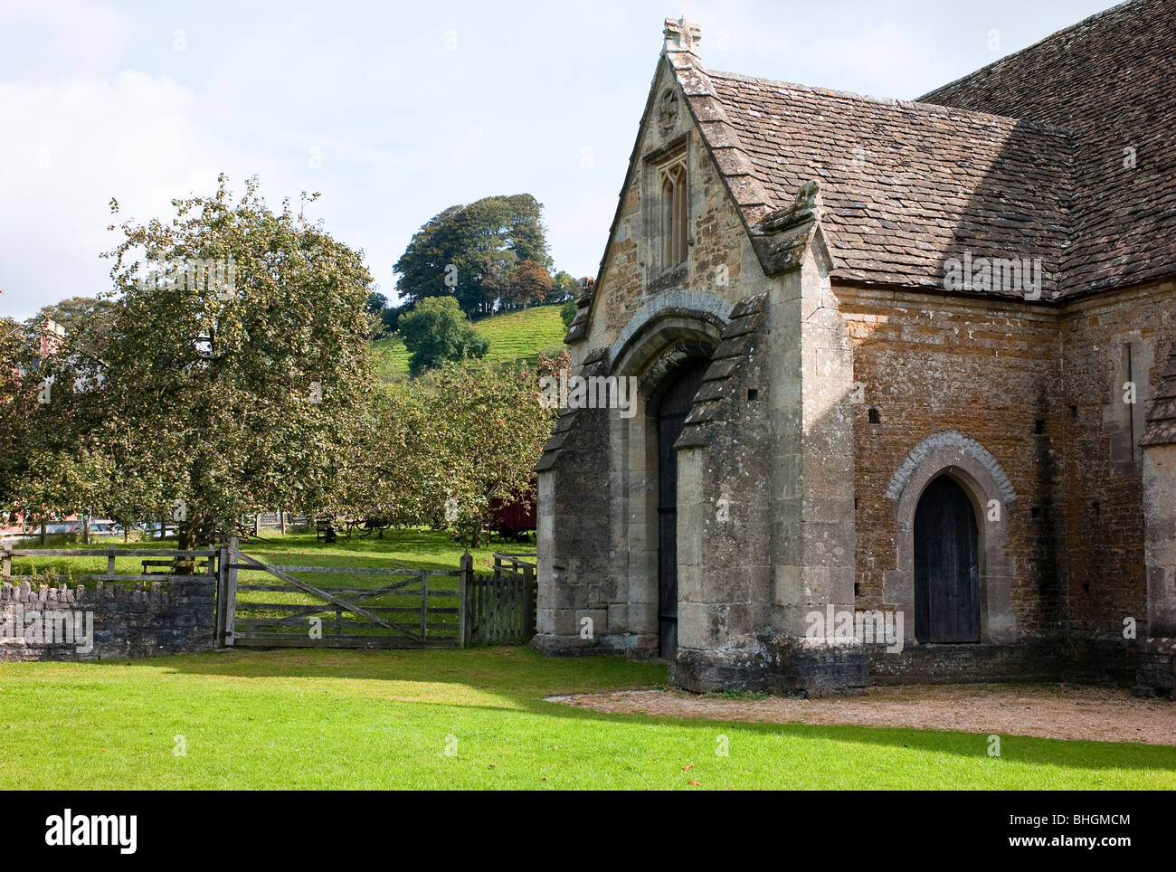 Part of the 14th century Glastonbury Abbey Farm now a rural museum in