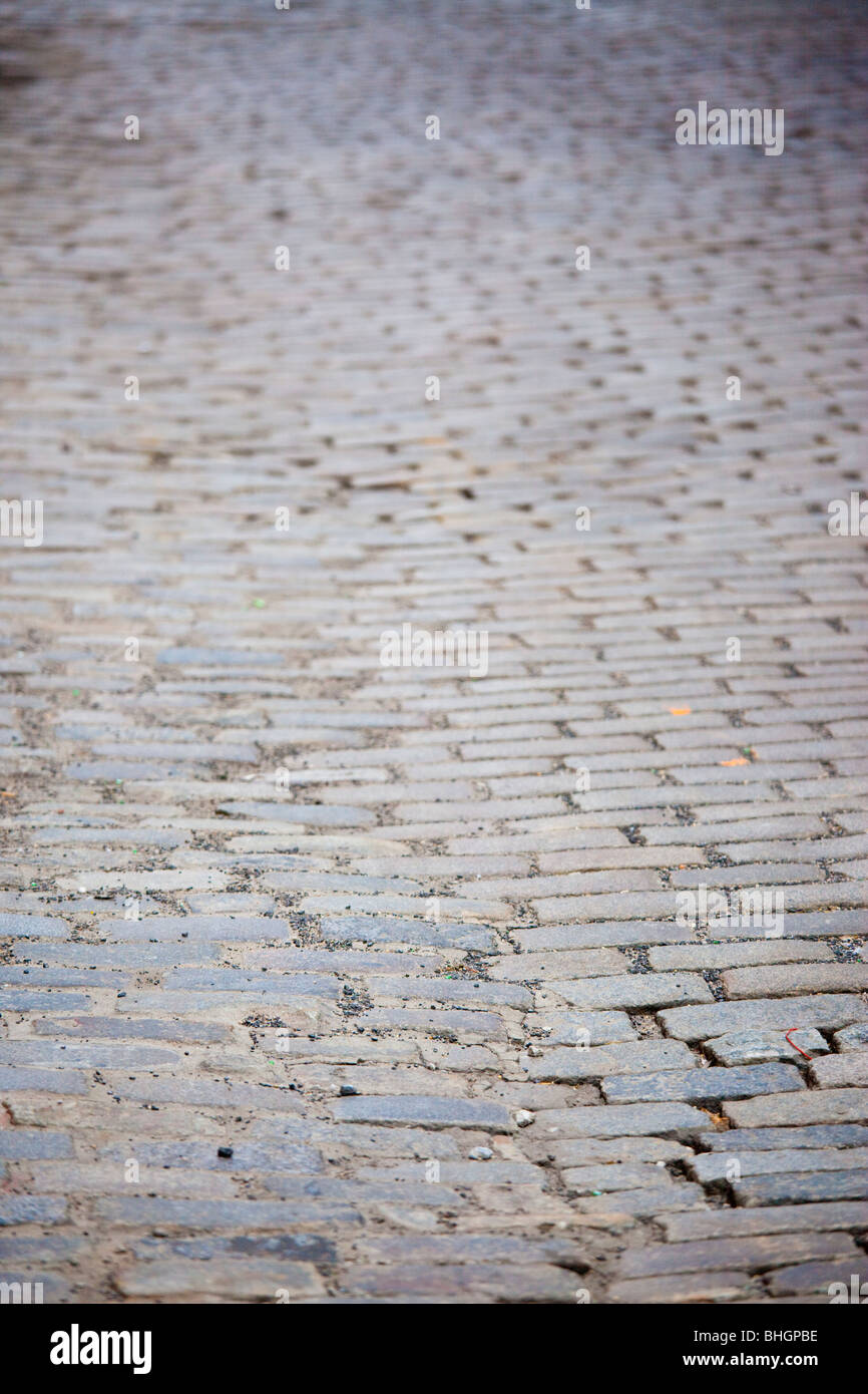 Cobblestone streets in Soho, New York City Stock Photo Alamy