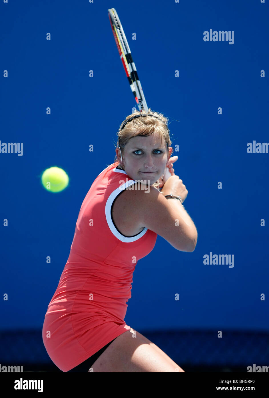 Timea Bacsinszky (SUI) at the Australian Open 2010 in Melbourne