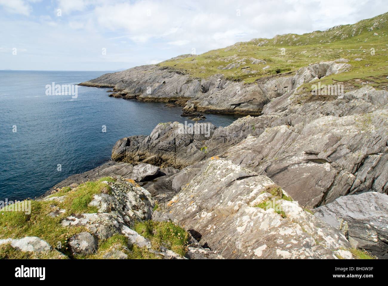 A view taken at Ballaghboy, near Dursey Island, County Cork, Ireland ...