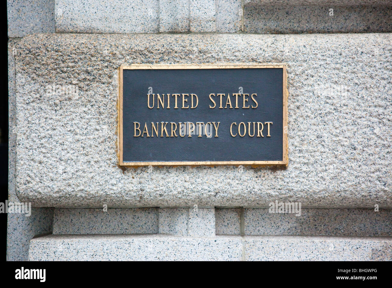 US Bankruptcy Court in lower Manhattan, New York City Stock Photo