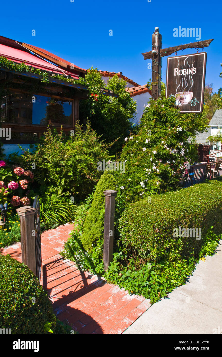 Robin's Restaurant, Cambria, California Stock Photo Alamy