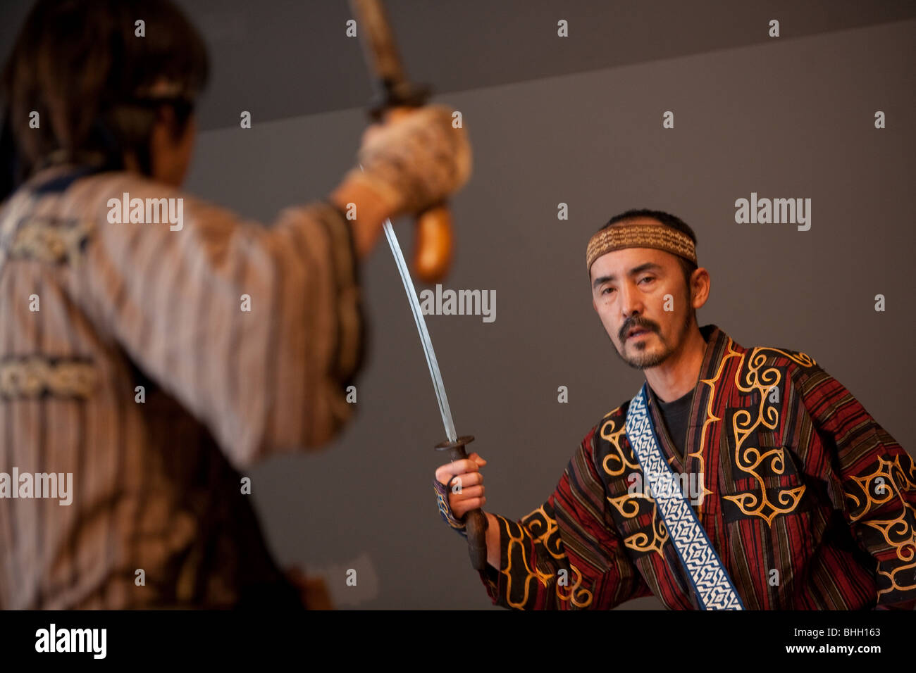 =dance performance by the 'Ainu Art Project' at Sapporo Pirka Kotan