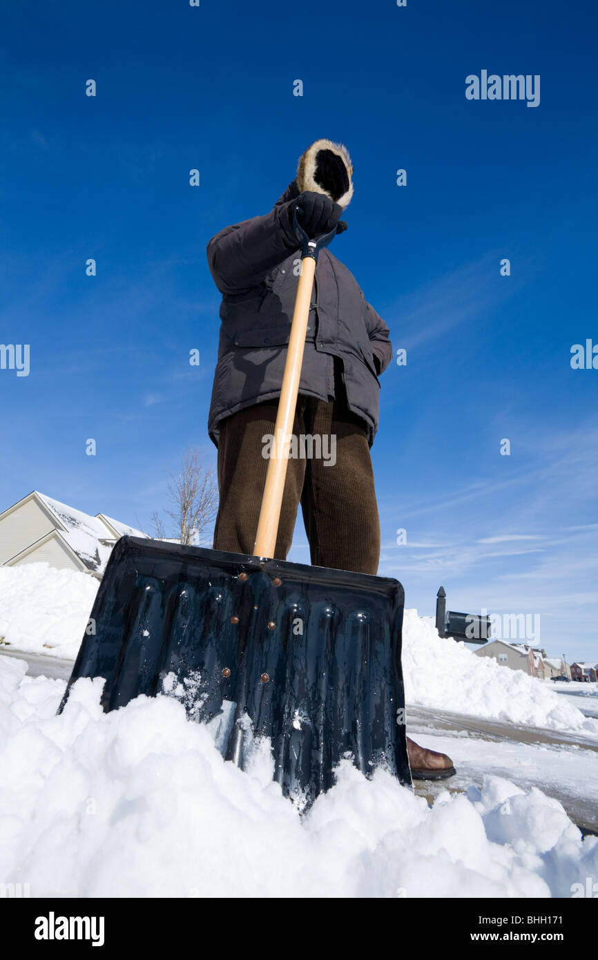 Snow day Stock Photo