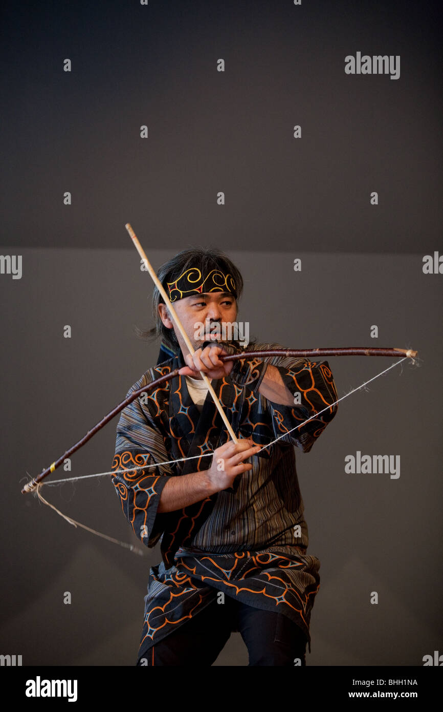 dance performance by the 'Ainu Art Project', Sapporo Pirka Kotan