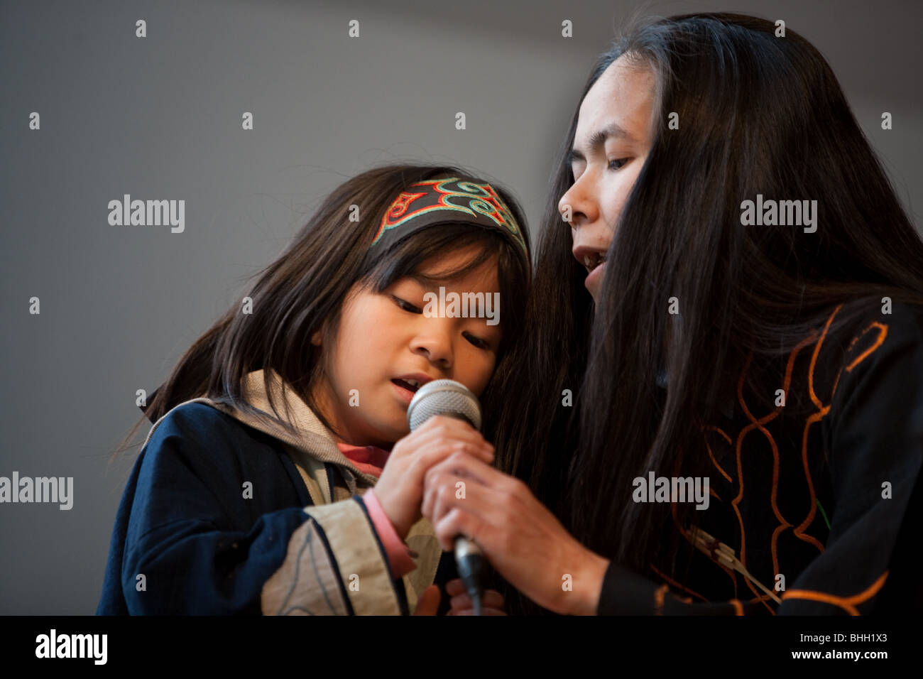 Music performance by the 'Ainu Art Project' at Sapporo Pirka Kotan