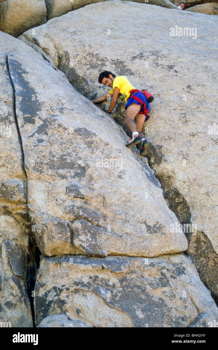 rock climb Joshua Tree National Monument sport risk desert fun sun