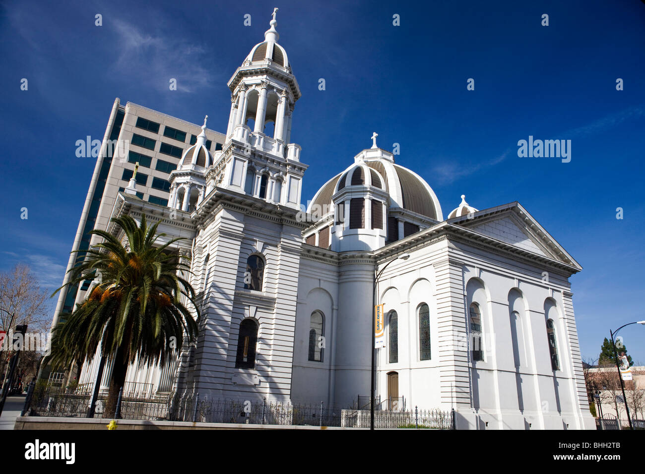 St. Joseph's Cathedral Basilica, San Jose, California, United States of America. Stock Photo