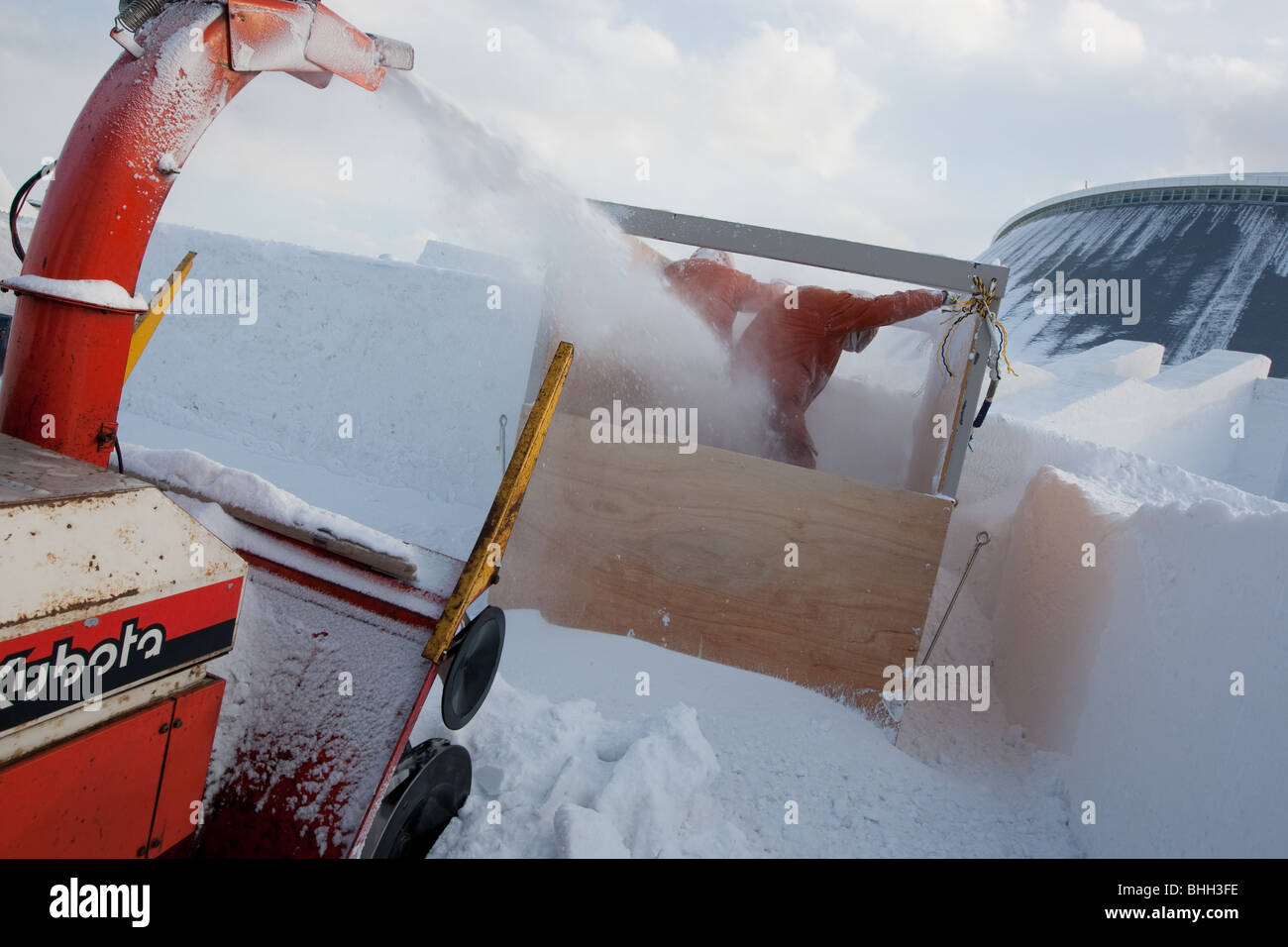 Tsudome site sapporo snow festival hires stock photography and images