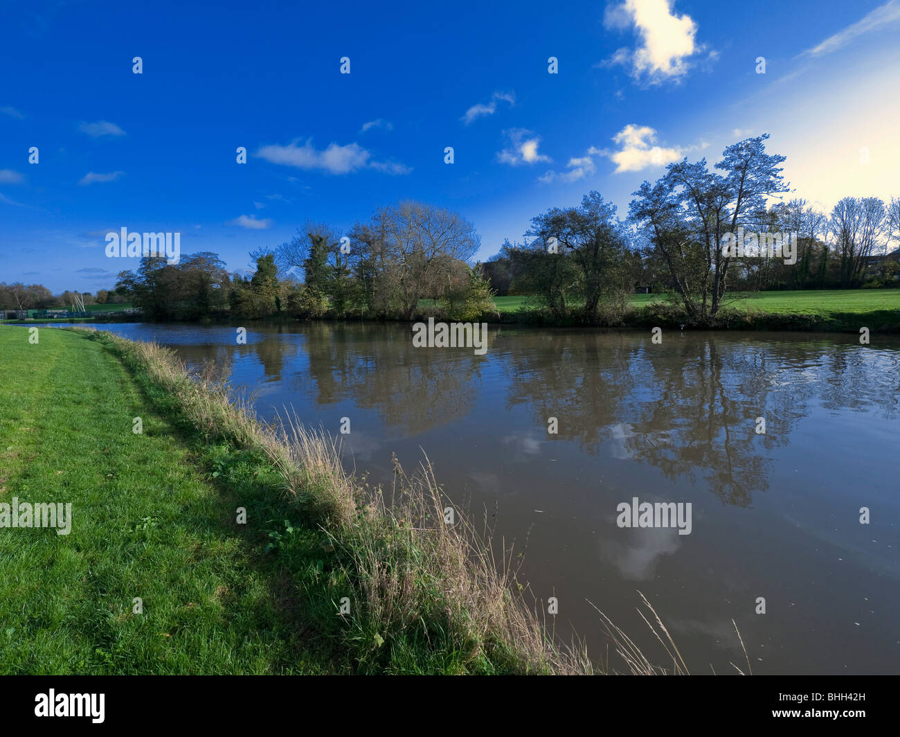 river avon warwick warwickshire england uk Stock Photo Alamy