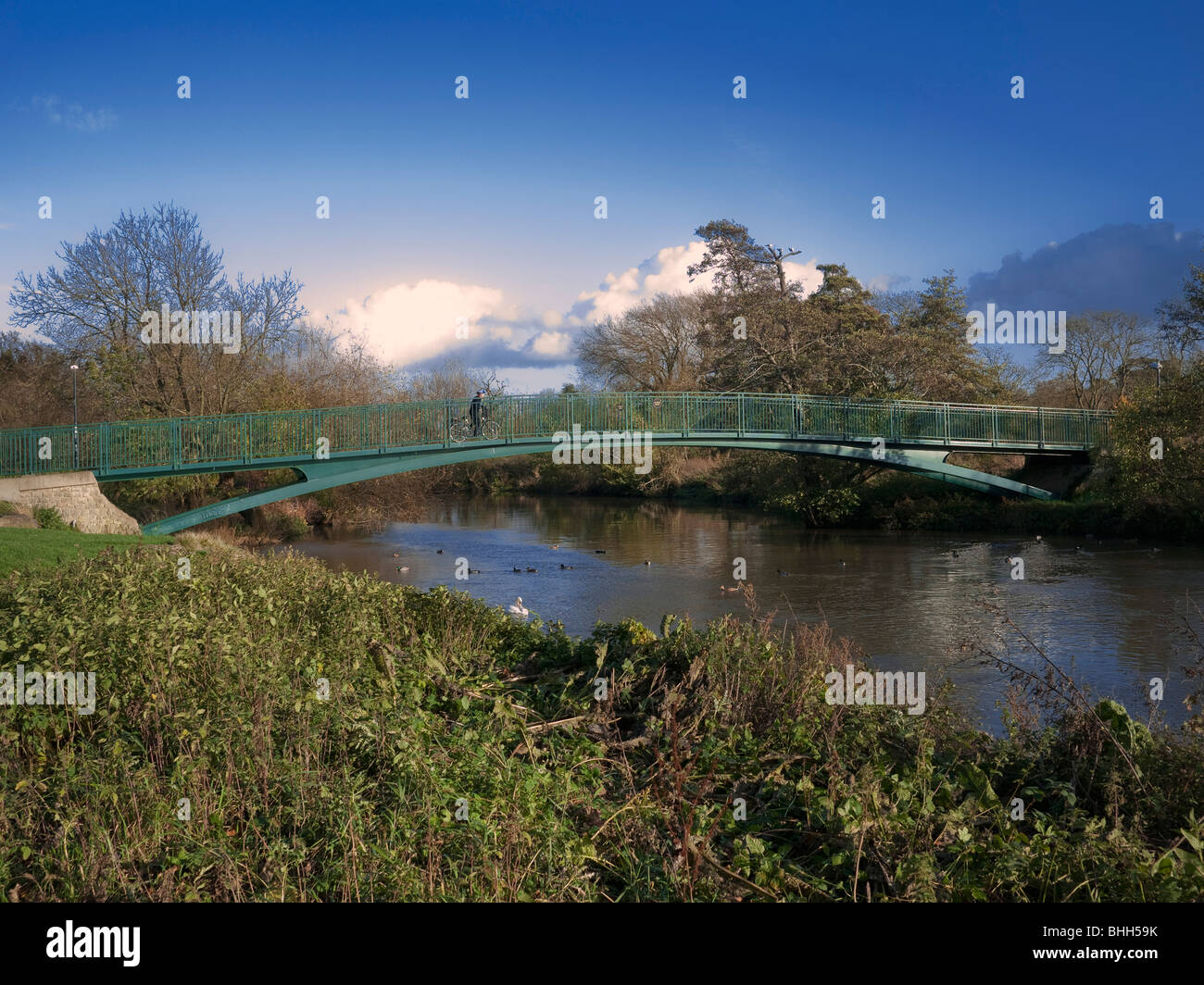 river avon warwick warwickshire england uk Stock Photo Alamy