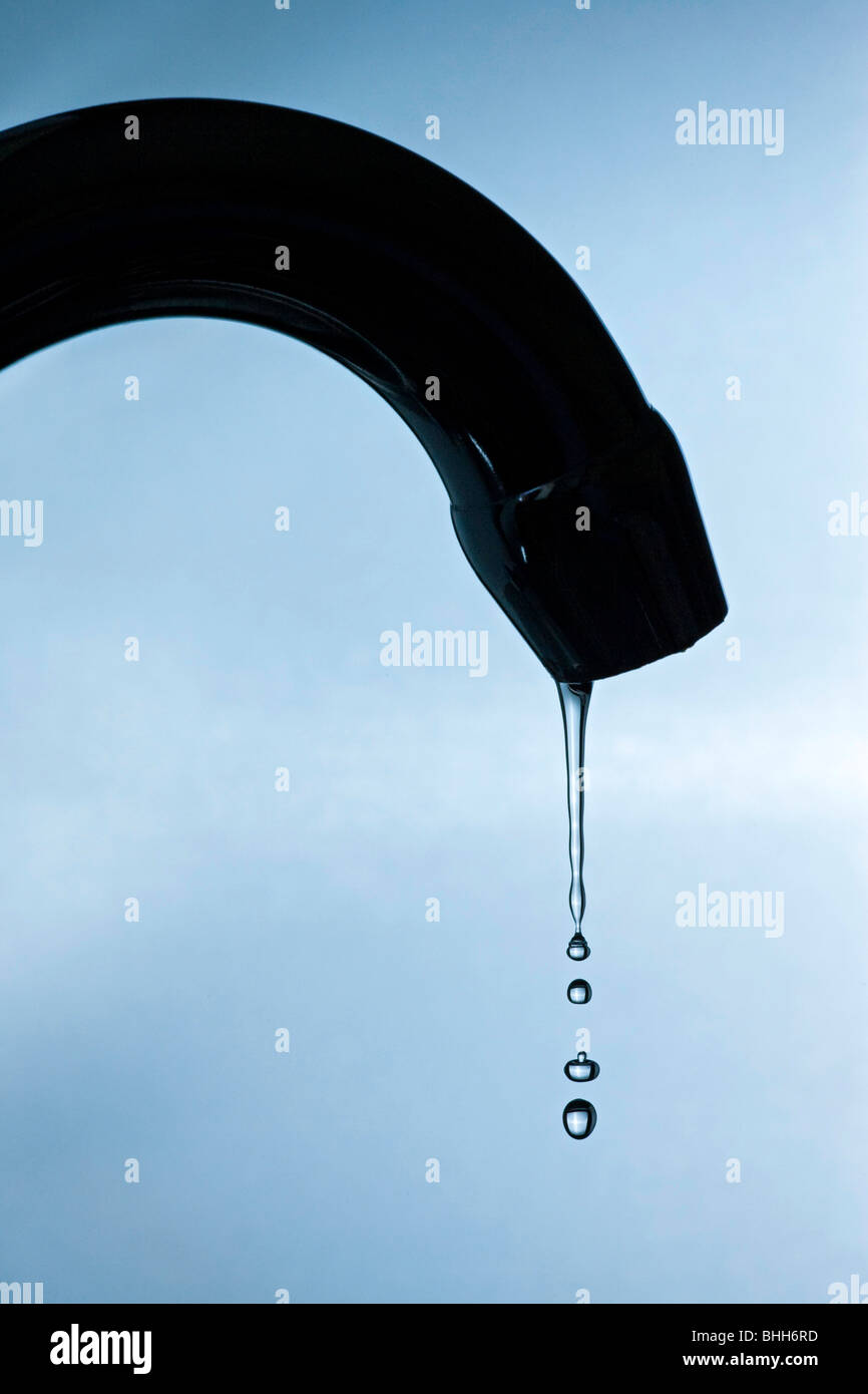 dripping tap / faucet Stock Photo