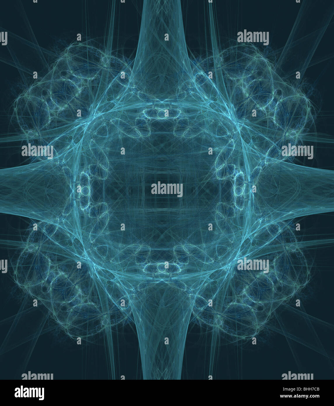 Abstract blue swirl design Cut Out Stock Images & Pictures - Alamy