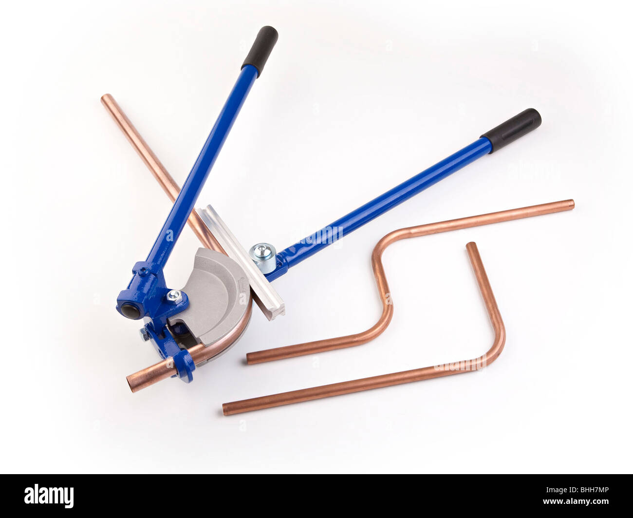 pipe bending tool Stock Photo