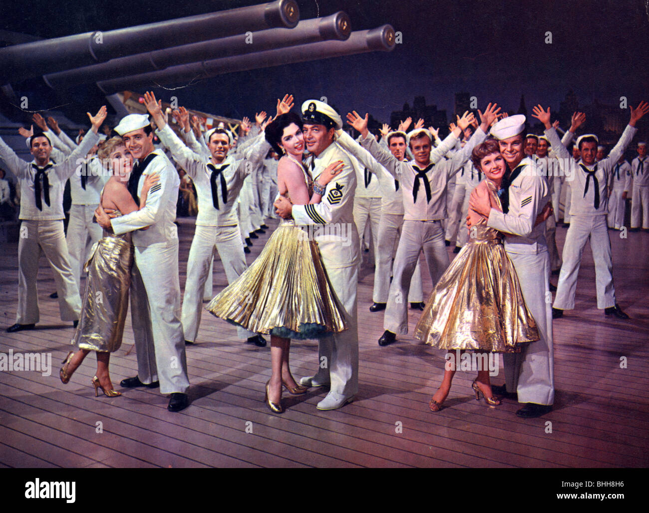 HIT THE DECK - 1955 MGM film musical - see Description below for names Stock Photo