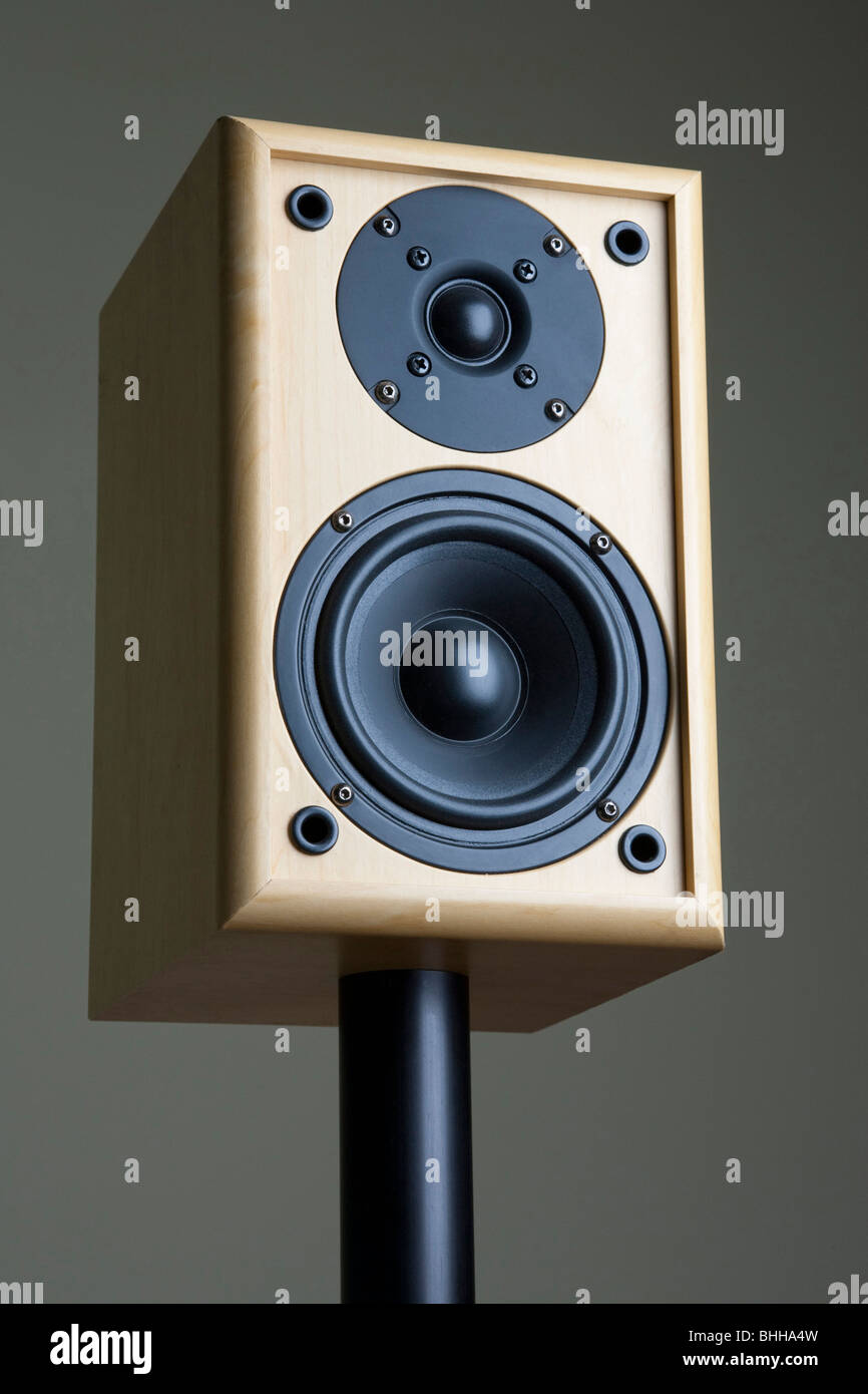 hi fi speaker Stock Photo