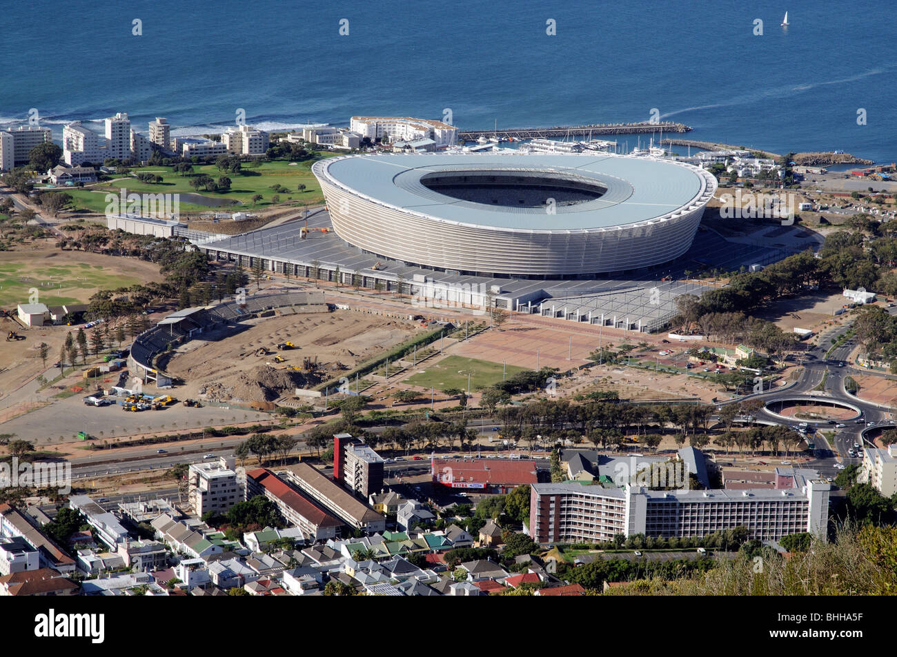 Green Point Stadium in Cape Town built for the World Cup 2010 The old