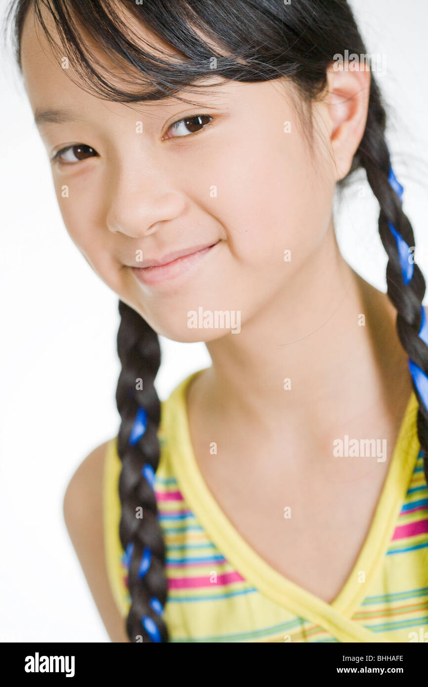 Girl smiling portrait 9 10 11 12 13 hi-res stock photography and images ...