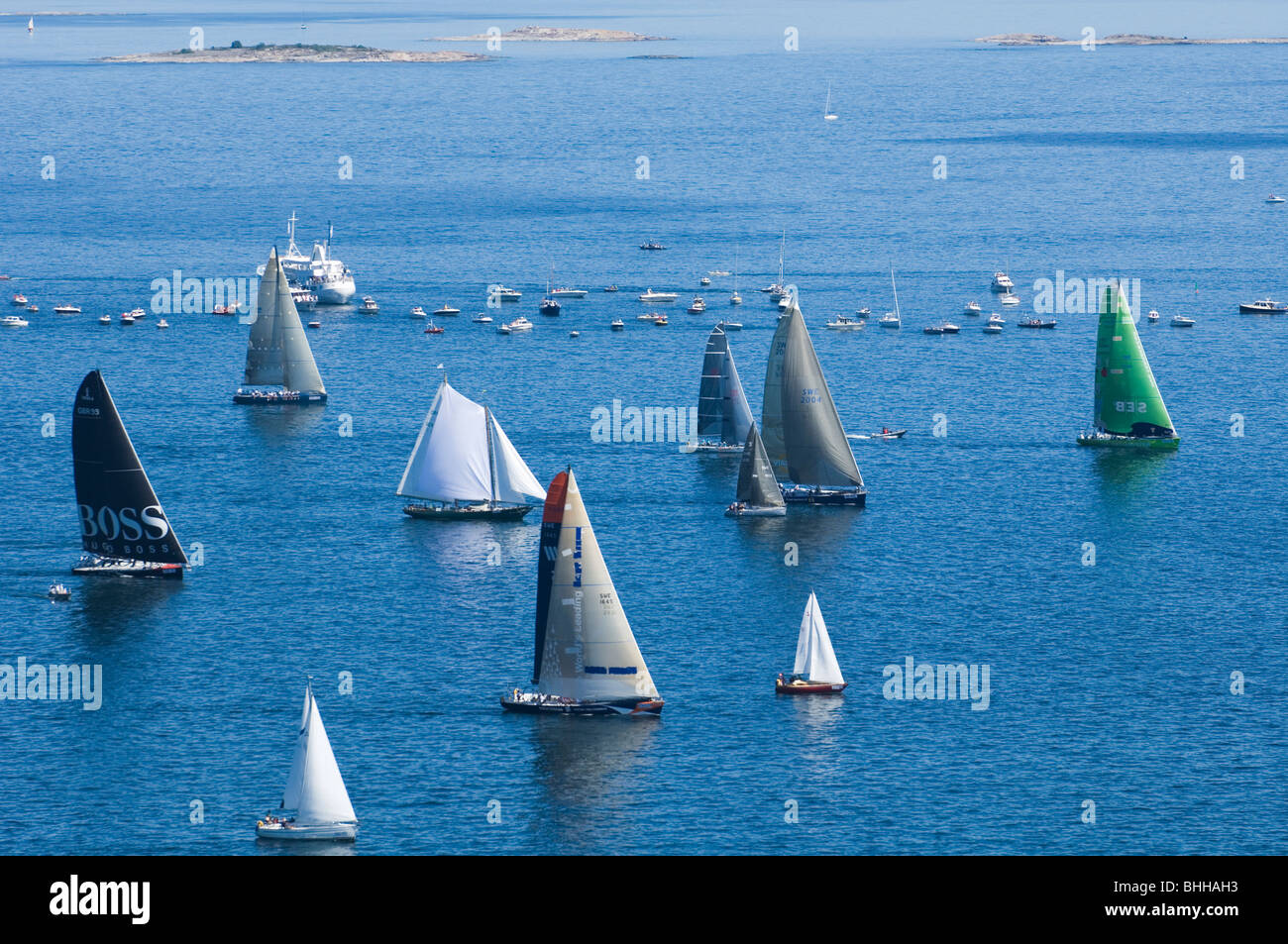 Yacht race, Sweden Stock Photo - Alamy