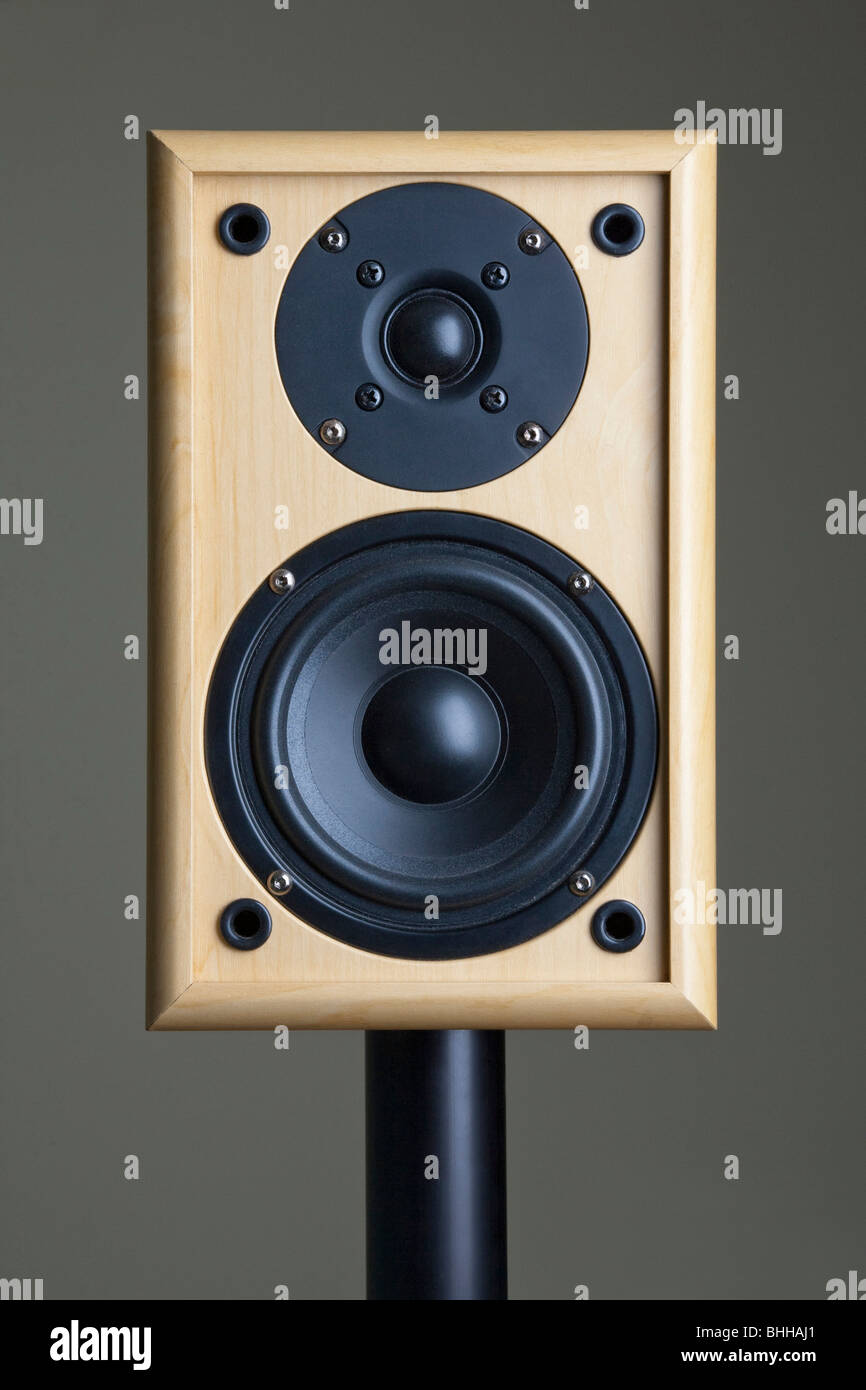 hi fi speaker Stock Photo