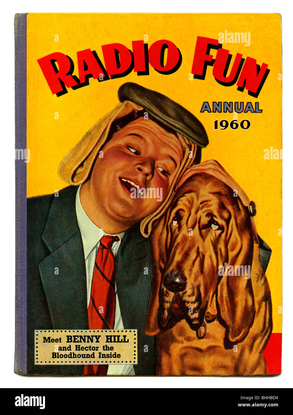 Vintage children's book, Radio Fun, 1960, which featured comedian Benny Hill on the cover Stock Photo