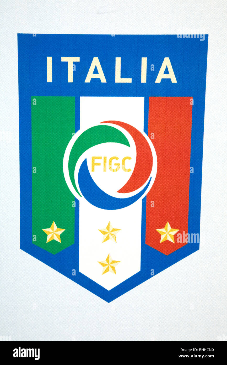 Italian Football Federation Logo Rome Stock Photo - Alamy