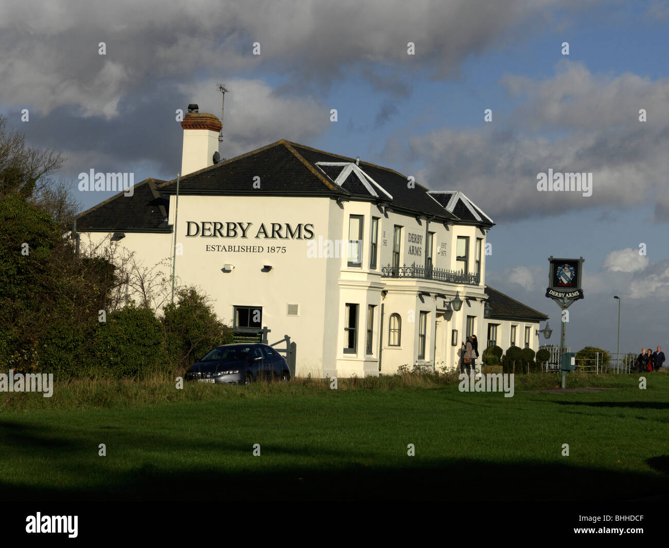 Epsom downs and pub hires stock photography and images Alamy
