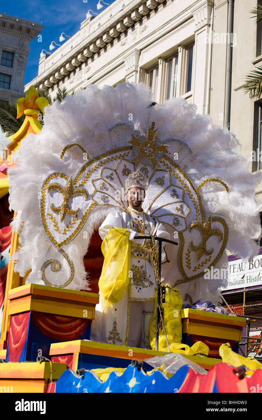 Krewe of King Arthur, Mardi Gras carnival, New Orleans, Louisiana Stock