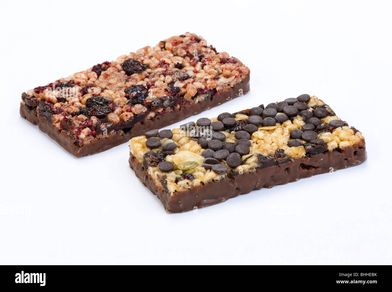 low fat breakfast snack bars Stock Photo - Alamy